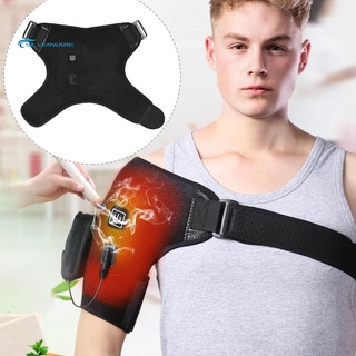 stock ajustable eléctrico calor hombro soporte protector correa alivio del dolor cinturón