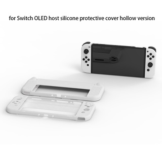 For Switch OLED Protective Shell NS Controller Solid Color Silicone Cover Game Host Protection Case For Switch Accessories new