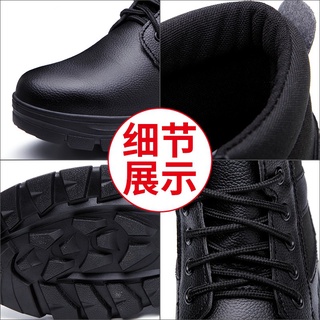 zapatos de seguridad/botas de seguridad de corte mediano de acero puntera de acero zapatos de trabajo de los hombres impermeable táctica botas de soldadura zapatos de senderismo zapatos (3)