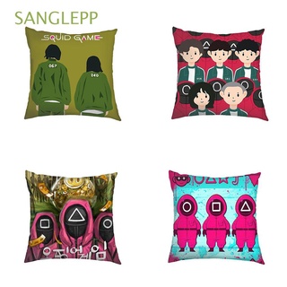 sanglepp - funda de almohada para sofá para coche, diseño de lino, juego de calamar