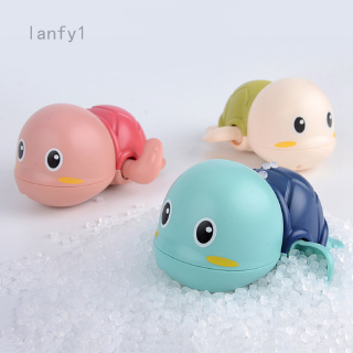 juguete de baño de bebé, tortuga de natación, flotante viento bañera juguetes de piscina lindo juego de agua conjuntos para niños niñas (1)