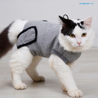 [ao] antilamiendo gato abdominal heridas recuperación destete traje ropa mascotas suministros
