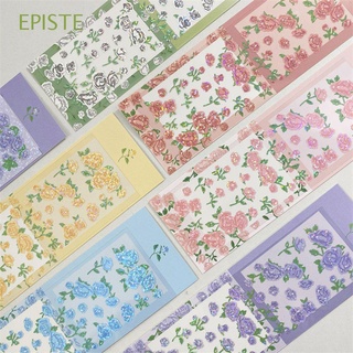 EPISTE Idol Card Stickers DIY Stationery Scrapbooking New Aesthetic Album Photo Diary Rose Flower (1)