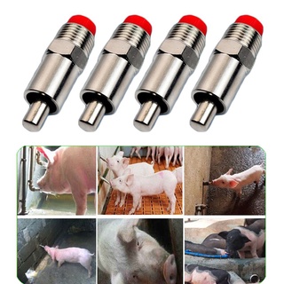 acero inoxidable cerdo cerdo automático pezón bebedor bebedor fuentes pezón bebedor equipo de agricultura 10pcs (9)