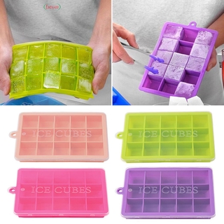 cubo de hielo molde congelador fabricante diy herramientas de cocina cuadrada bandeja de silicona nuevo
