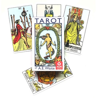 [juego De cartas]78 cartas Tarot de A.E.Tarjeta de espera Oracle SPR