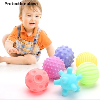 protectionubest 6pcs baby ball set desarrollar kid's táctil sentidos juguete táctil bola de mano juguetes bebé npq