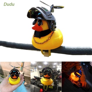 Dudu - adornos de goma para coche, diseño de pato amarillo, decoraciones para salpicadero de coche con Propell