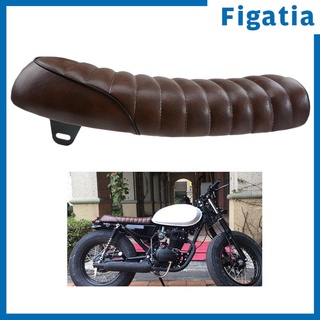 [FIGATIA] Cojín de asiento plano marrón para Yamaha SR500 XJ550 XJ650 (1)