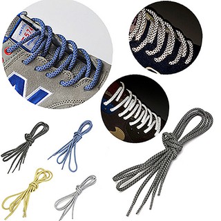 Cordones reflectantes unisex para zapatos/cuerda redonda duradera para correr/deportivo