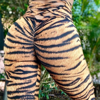 Bgk pantalones casuales De Cintura Alta para mujer/pantalones deportivos con estampado De Leopardo