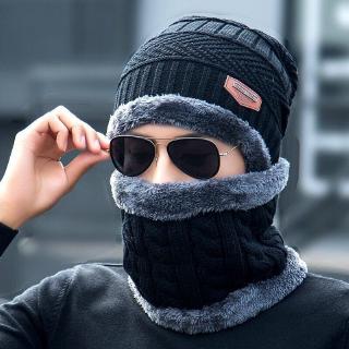 Gorra de invierno de lana de felpa para hombre, diseño de lana gruesa