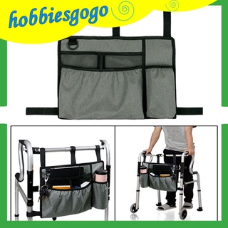 [hobies] Bolsa Organizadora De tela Oxford impermeable Para silla De ruedas Transporte (2)