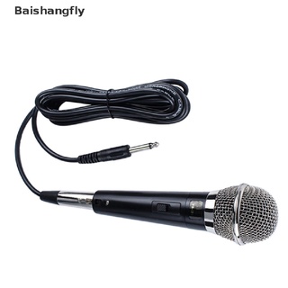【BSF】 Professional Handheld Wired Dynamic Microphone Audio Karaoke Singing Vocal Music 【Baishangfly】