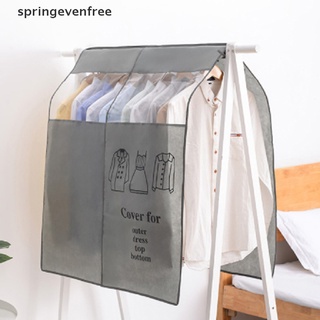 spef ropa colgante cubierta de polvo vestido traje abrigo bolsa de almacenamiento caso organizador armario gratis