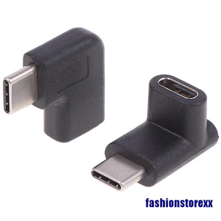 Adaptador convertidor USB tipo C macho a hembra USB-C de 90 grados