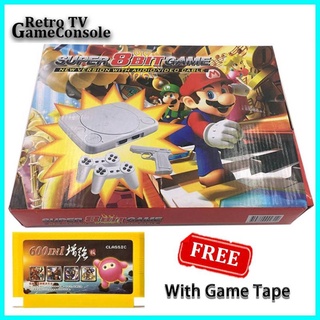 Video TV consola de juegos Classic 600 Game Tape con juegos Retro incorporados Super Mario (1)