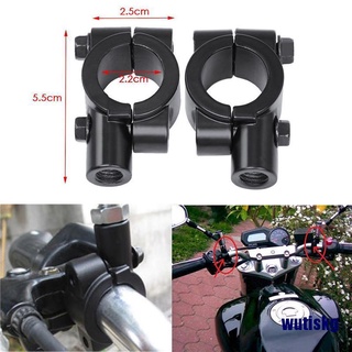 Motorcycle Handlebar Mirror Mount 8mm 10mm Clamp Rear View Mirror Holder Adaptor (1)