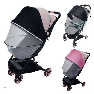 sing cochecito de bebé Universal mosquitera verano parasol cubierta completa bebés carro niño Anti-mosquitos redes