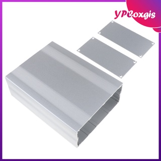 Caja plana de enfriamiento de aluminio extruido DIY 200x145x68mm -plata