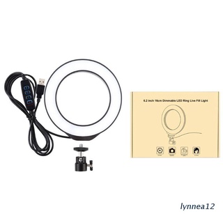 Nea 4.7" Tritone LED anillo de luz regulable Vlogging Selfie fotografía Video luces Kits de transmisión en vivo con abrazadera de teléfono
