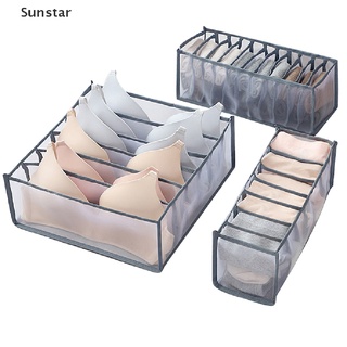 [Sunstar] Organizador de sujetador de ropa interior caja de almacenamiento cajón armario organizadores divisor cajas