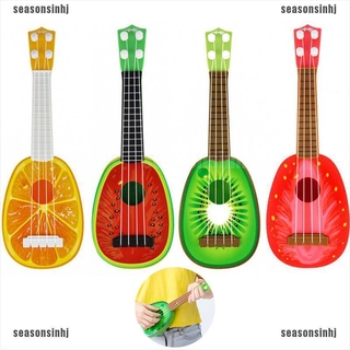 {seasonsinhj} instrumento Musical divertido ukelele niños guitarra Montessori juguetes para niños regalo