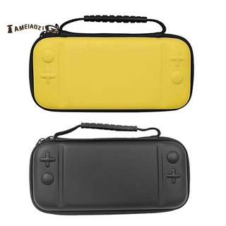 2 funda de transporte para Nintendo Switch Lite consola y accesorios Mini Host EVa bolso protector duro viaje estuche de transporte, amarillo y negro