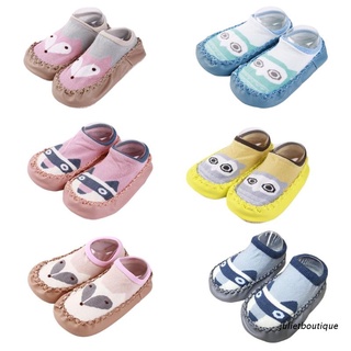 jul: zapatos de bebé/calcetines de piso para bebés/niños/animales de dibujos animados/interiores/antideslizantes