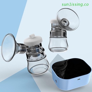 sun1iss doble extractor de leche eléctrico potente inteligente automático bebé lactancia extractor de leche accesorios con usb libre de bpa