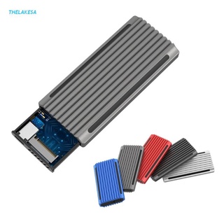 Thelakesa HDD caso 10Gb M.2/PCIE USB C 3.1 2TB caja de disco duro de aleación de aluminio para NVME NGF- disco duro SSD HDD
