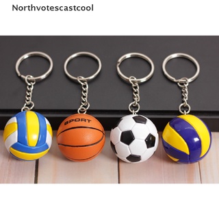 Northvotescastcool 3D Deportes Baloncesto Voleibol Fútbol Llavero Recuerdo Regalo NVCC (1)