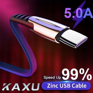 El cable de carga rápida 5a Micro Usb / Tipo C / Lightning es adecuado para el teléfono móvil Android / La cubierta protectora de color del cable es adecuada para el cable USB