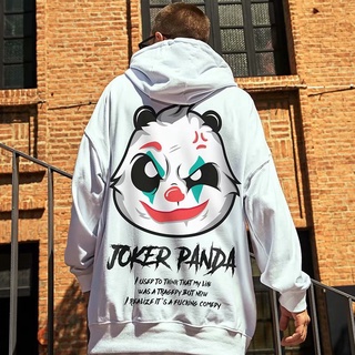 Los Hombres Sueltos Sudadera Con Capucha De Gran Tamaño Feroz Panda Impresión Suéter Pareja Para Y Mujeres
