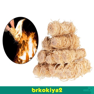 [brkokiya2] Los principiantes de fuego 12 piezas/organías orgánicas/Fácil de disparar Para madera y carbón-Super luz Rápida grilletes barbacoas de madera de madera/barbaca de madera/impermeable/senderismo (2)