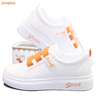 2021 zapatos blancos transpirables con suela blanda Para niñas/estudiantes/escuela primaria