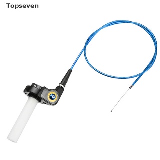 Topseven 7/8'' 22mm Quick Action Throttle Grip Twist with Cable For 50-250cc New .