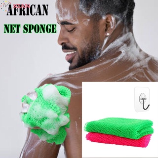 Yesbeauty 2 pzs nuevo West Material De nailon Africano De Alta calidad Tornors fácil hecha a mano red africana De baño Esponja De baño