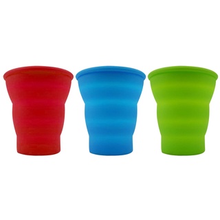[diyh] taza plegable de silicona portátil al aire libre plegable de agua para beber café