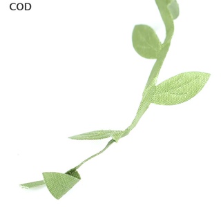 [COD] Olive Leaves Leaf Trim Ribbon for DIY Craft Decoration (84 Yards Green) HOT