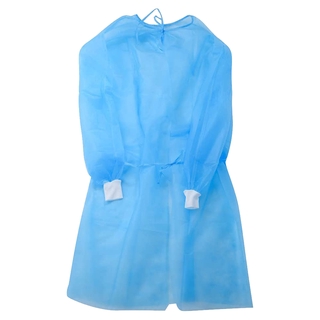 1 delantal desechable no tejido de trabajo quirúrgico vestido de ropa ropa transpirable elástico a prueba de polvo