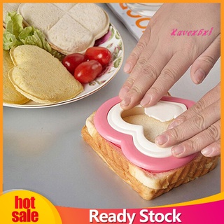 <xavexbxl> diy forma de corazón sandwich tostadas maker pastel galletas almuerzo pan molde herramienta