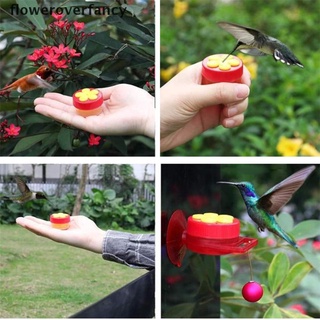 ffco - alimentador de pájaros con forma de flores a mano, semilla de plástico y agua