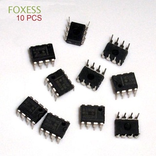 FOXESS 10PCS NE555P/NE555 High Quality DIP-8 Top Alarm Clock IC Timers New Electronic Accessories Stable Timing Precision