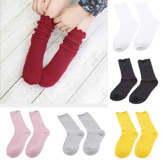 calcetines/medias de algodón retro de color caramelo suave y suave transpirables