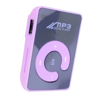safetrip espejo clip digital usb mp3 reproductor de música soporte 1-8gb sd tf tarjeta blanco