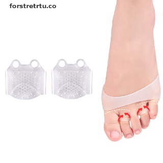[forstretrtu] 1 par de plantillas de gel invisibles de tacón alto de silicona para zapatos de tacón alto de media yarda [co]