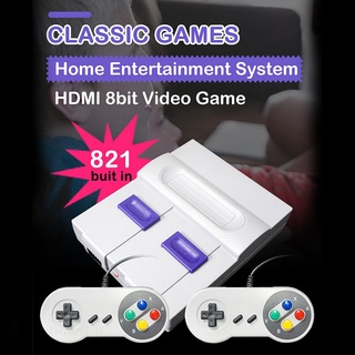 Ud Mini consola de videojuegos 4K TV de 8 bits/821 juegos clásicos con salida compatible con HDMI