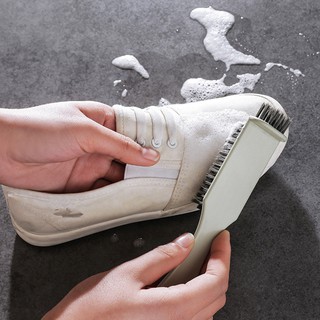 Doble mango largo zapatos cepillos limpiador de la olla de lavado platos de limpieza zapatillas de deporte cepillo