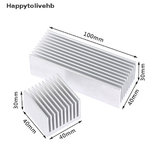 [happytolivehb] 1pc aluminio disipador de calor 40/100 mm almohadilla de enfriamiento led ic chip enfriador radiador disipador de calor [caliente]